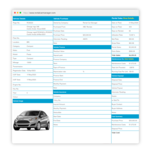 Car Roster Management Fleet Management | Rental Car Manager